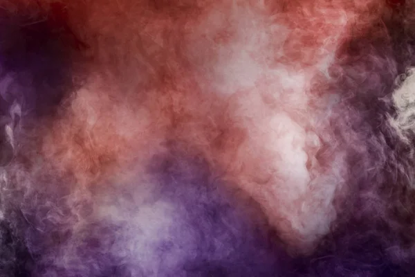Abstracte witte rook geïsoleerde kleur roze rood en paars backgrou — Stockfoto