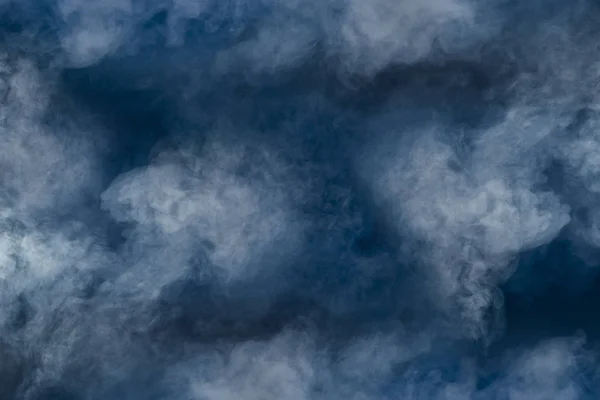 Espectacular abstracto humo blanco aislado colorido azul backgrou — Foto de Stock