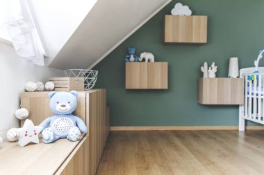 Minimalist tarzı modern çocuk odası 