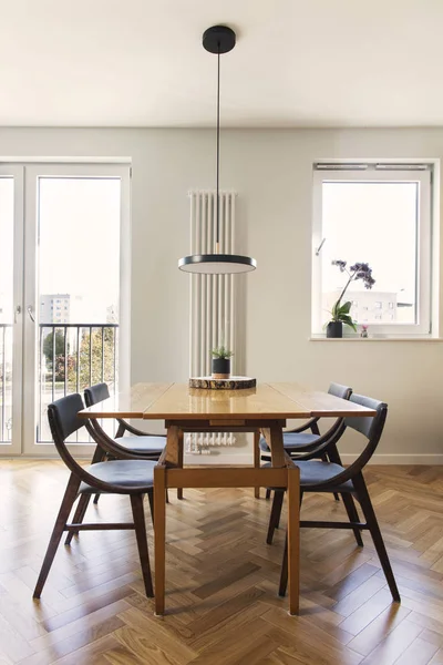 Light Dining Room Stylish Furniture — Stock Photo, Image