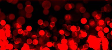 Pankart, poster, reklam, olaylar ve çeşitli tasarım çalışmaları için kırmızı bokeh arkaplanı