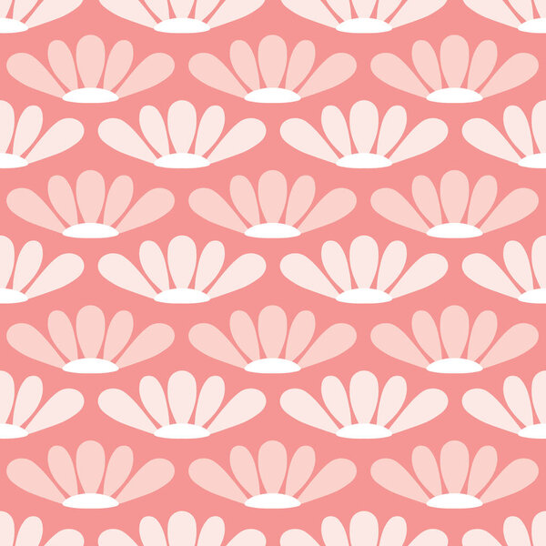 Цветочный узор в розовом. Бесшовный повторяющийся фон стилизованных цветов
.