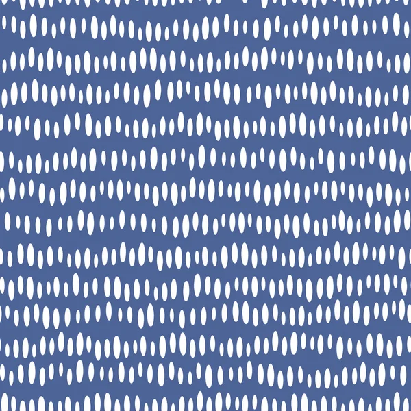 Abstraktes Muster Hintergrund. Vektor nahtlose Wiederholung der gepunkteten Streifen in Marineblau. — Stockvektor