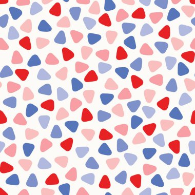 Soyut üçgen desen tasarımı. Şirin vektör mozaiği kusursuz arka plan tekrarı .