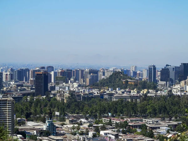 Utsikt Över Santiago Huvudstad Chile Sydamerika — Stockfoto