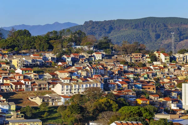 Görünümünü Braganca Paulista Kırsal Devletin Sao Paulo Brezilya Şehir Üzerinde — Stok fotoğraf