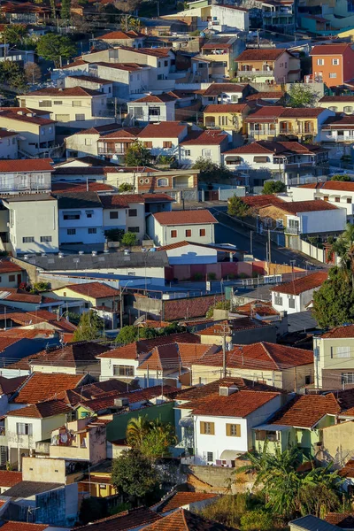 Vista Construção Residencial Popular Braganca Paulista Cidade Interior Estado São — Fotografia de Stock