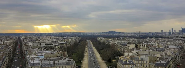 法国巴黎的全景视图 — 图库照片