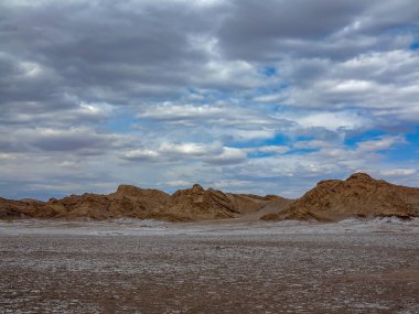 Valle de la Luna (Moon Valley), Şili Atacama Çölü, kayalık bir oluşumu