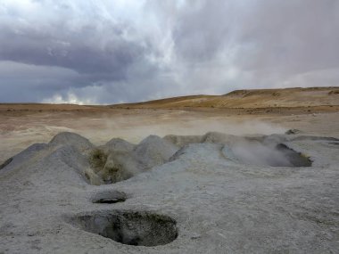 Atacama Çölü üzerinde oluşan ünlü Tattio vulcan, Şofben del Tattio, Şofben zincirine bağlı.
