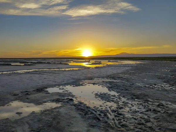 Colorful Sunset Atacama Desert Chile — Stock Photo, Image