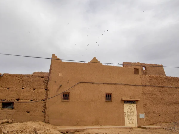 Facciata Case Tradizionali Marocchine — Foto Stock