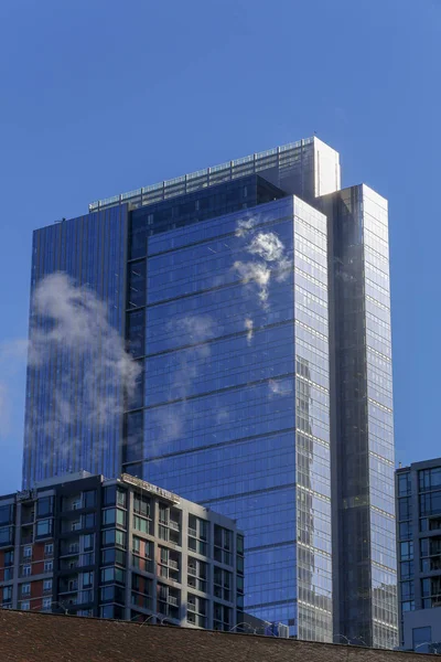 Downtown Seattle Üzerinde Modern Binalar — Stok fotoğraf