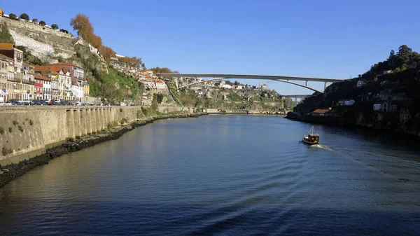 Ribeira Porto Eski Şehir Nehir Douro Portekiz — Stok fotoğraf