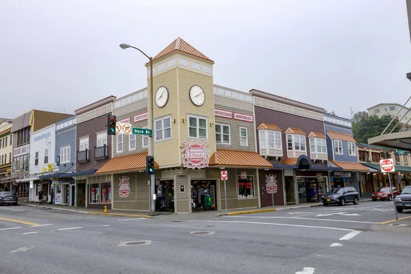 Ketchikan Alaska Julio 2018 Dock Front Donde Coloca Una Tienda — Foto de Stock