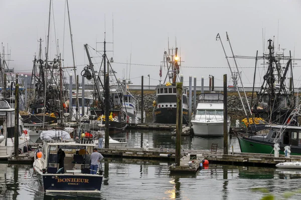 Ketchikan Alaska Juil 2018 Vue Port Ketchikan Avec Des Bateaux — Photo