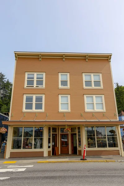 Ketchikan Alaska Julio 2018 Arquitectura Tradicional Casas Alaska — Foto de Stock