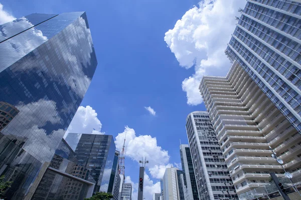 Avenida Paulista, São Paulo, Brasil — Fotografia de Stock