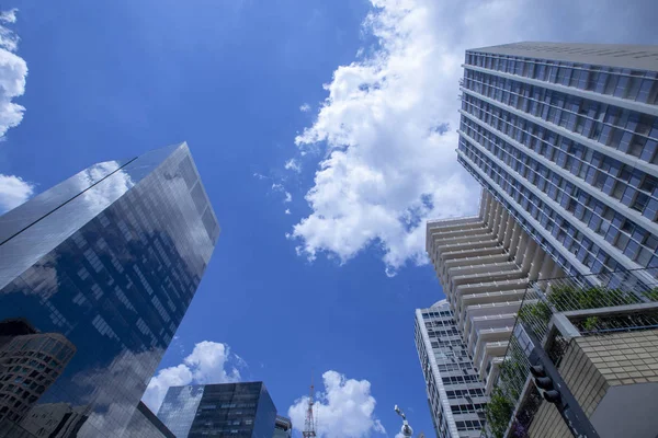 Avenida Paulista, São Paulo, Brasil — Fotografia de Stock