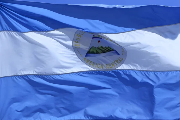 Nicarágua Bandeira — Fotografia de Stock