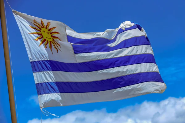 Bandeira do Uruguai — Fotografia de Stock