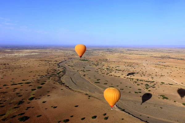 Balão de ar quente de Marrocos — Fotografia de Stock