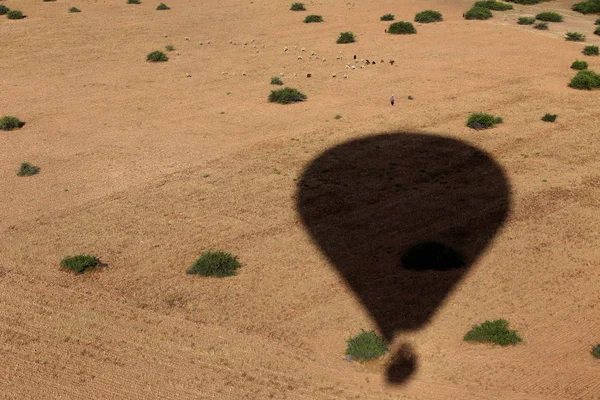 Vista aérea do deserto de Marrocos . — Fotografia de Stock