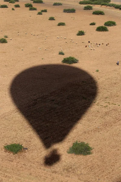 Vista aérea do deserto de Marrocos . — Fotografia de Stock