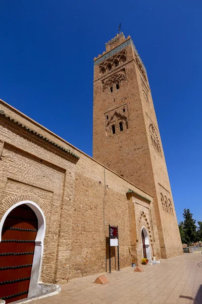 Kasbahová mešita na Marrakeši, Morroco — Stock fotografie