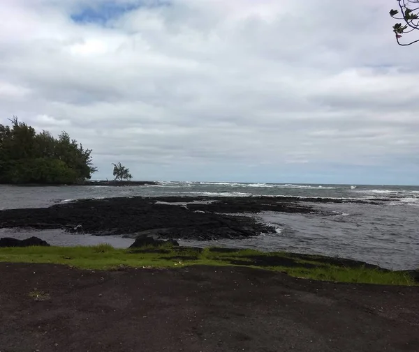 Hawaï Grande Île Hilo Océan — Photo