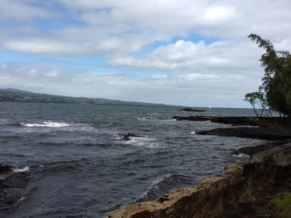 Isola Grande Del Vew Dell Oceano Delle Hawaii — Foto Stock