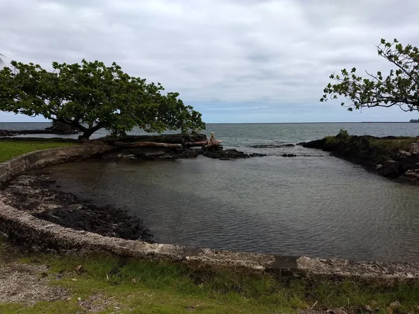 Isola Grande Del Vew Dell Oceano Delle Hawaii — Foto Stock