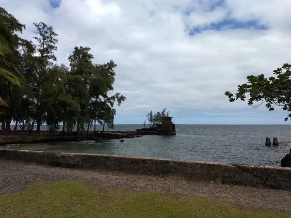 Isola Grande Del Vew Dell Oceano Delle Hawaii — Foto Stock