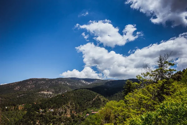 Montañas Chipre Día Soleado Naturaleza Increíble — Foto de Stock