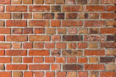 Eski model tuğla duvarın arka planı