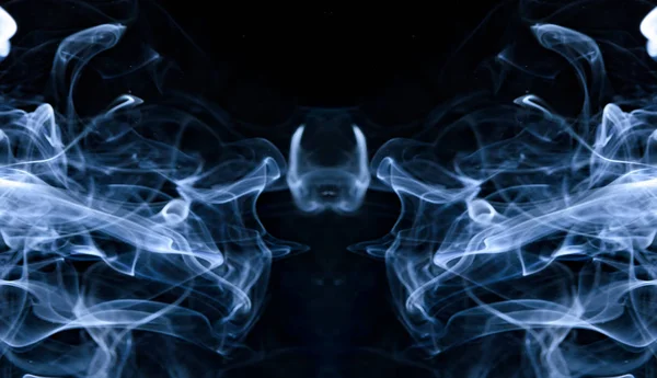 Abstract Smoke Black Background — Stock Photo, Image