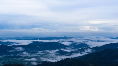Çünkü bu bakış dağ, Thongphaphum, Tayland Tayland-Myanmar sınırında görünümü 