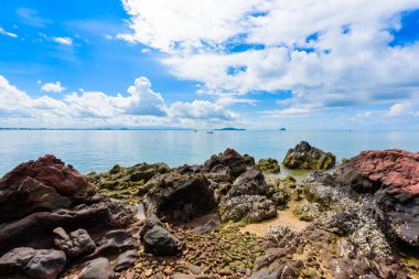 Plaja pembe sto yakın pembe taş (Arkose, Arkosic kumtaşı)