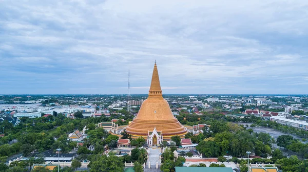 Golden pagoda Phra Pathom Chedi Nakhon Pathom il Asya T