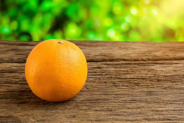 Still Life Fresh Orange Fruit on Vintage grunge Wooden Table — Stock Photo, Image