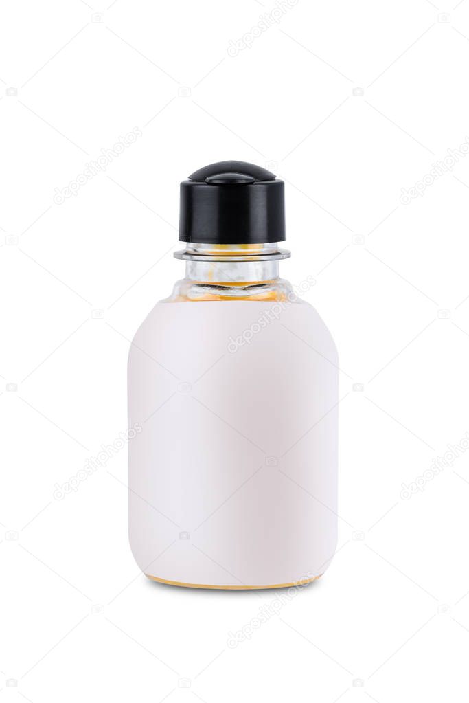 Transparent body plastic bottle cosmetic hygiene, gel, liquid so