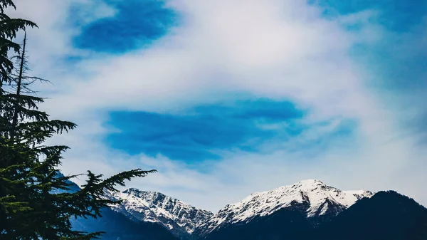 Caucasus mountains on a clear day