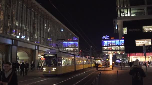 Das Zentrum Der Nacht Berlin — Stockvideo