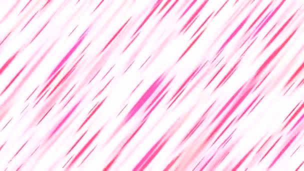 Bunte Diagonale Striche Hintergrundanimation Schleife Rosa Rot — Stockvideo