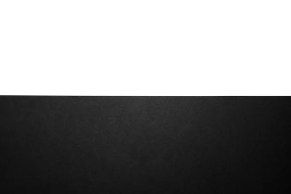 Schwarz-Weiß-Konzept. Zwei horizontale Linien, oben weiß und unten schwarz. Hintergrund — Stockfoto