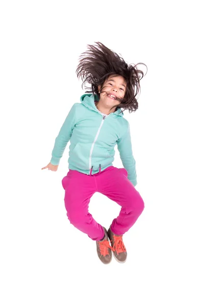 Girl jumping — Stock Photo, Image