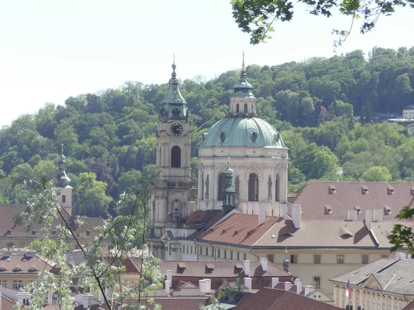 Prag Tjeckien Maj 2018 Panorama Över Staden Prag Fastigheter Prag — Stockfoto