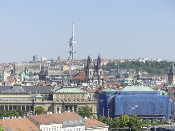 Praga República Checa Maio 2018 Panorama Cidade Praga Imobiliário Praga — Fotografia de Stock