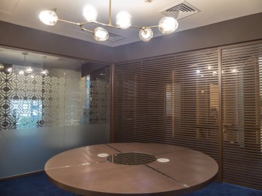 İç modern bir ofis. Şirket ofis mobilya.