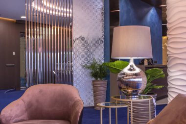 İç modern bir ofis. Şirket ofis mobilya.